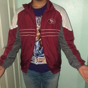 NFL 49s San Francisco windbreaker